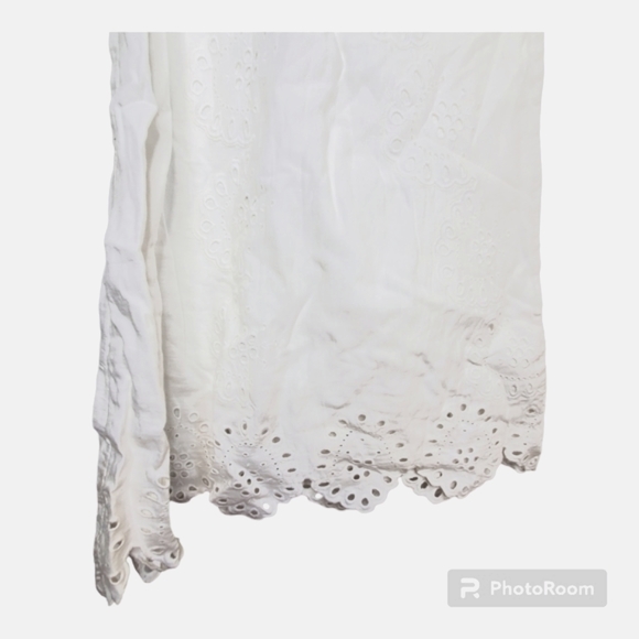 Hill House the mila dress white linen medium - Picture 6 of 9